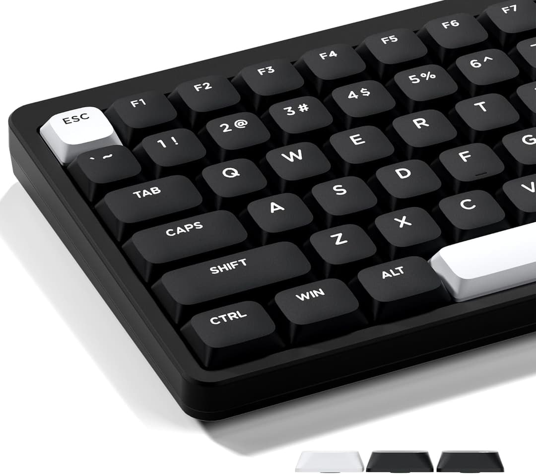 XVX Low Profile Black Keycaps
